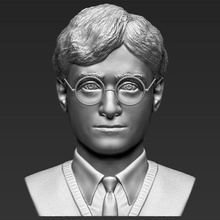 harry potter bust 3d printing ready stl obj art radcliffe jk rowling hermione ron weasley dumbledore movie statue figurine miniature lord voldemort 3d print model - Mito3D