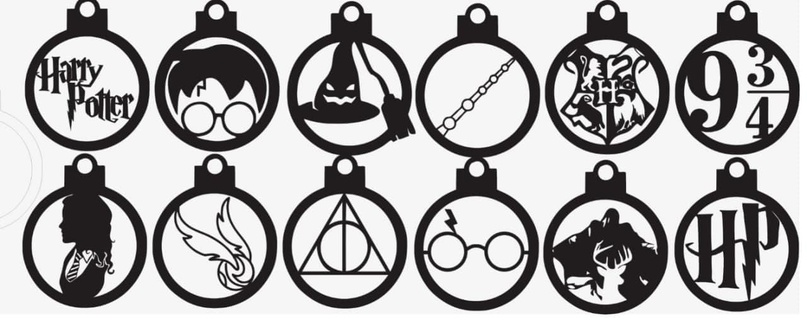 harry potter chrismas harry potter chrismas movies  3d print model - Mito3D