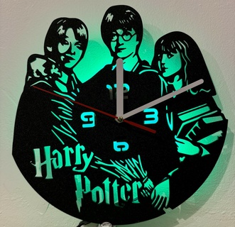 harry potter clock clock harry potter horloge  3d print model - Mito3D