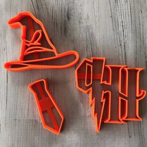 harry potter cortador de galletas la herramienta 3D print model - Mito3D