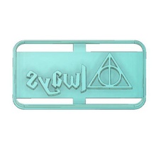 harry potter cookie cutter deathly hallows 2 fondant 3d print model - Mito3D
