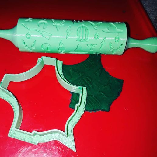 harry potter cookie roller 3D print model - Mito3D