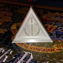 harry potter deathly hallows cookie cutter 3d print model - Mito3D