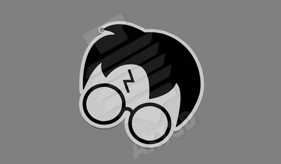 harry potter face keychain hermaione rum hogwarts 3d print model - Mito3D