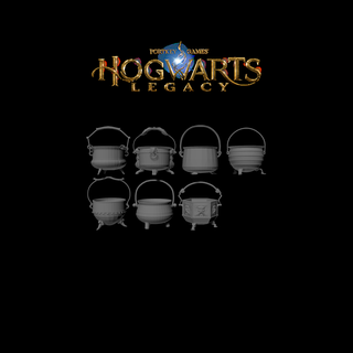 harry potter hogwart legacy cauldron pack harry potter hogwart legacy  3d print model - Mito3D