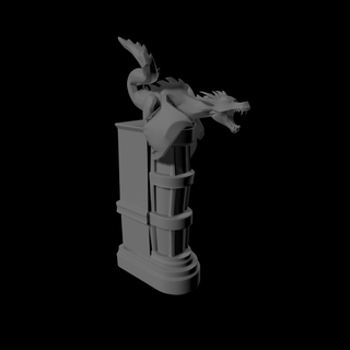 Harry çömlekçi Hogwart miras Gringotts banka stl 3d print model - Mito3D