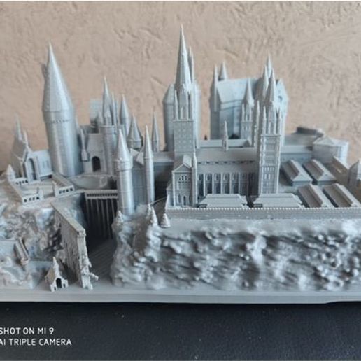 harry potter hogwarts art harrey hogwart castillo 3D print model - Mito3D