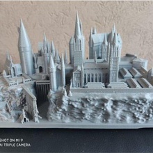 harry potter, hogwarts, hogwarts sanat potter harrey hogwart kale 3d print model - Mito3D