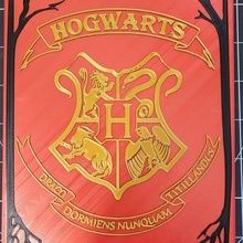 atormentar oleiro Hogwarts parede arte magnético lufa grifinória Ravenclaw Sonserina Dumbledore salgueiro 3d print model - Mito3D