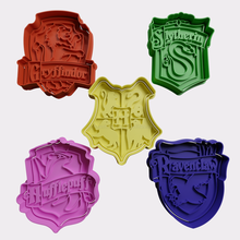 atormentar oleiro casas x5 Cortador biscoito cortador Bolores Hogwarts 3d print model - Mito3D