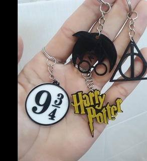 harry potter keychains 3d print model - Mito3D