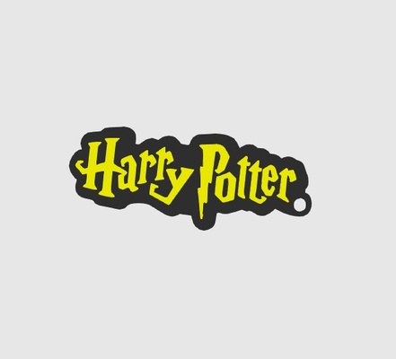 harry potier porte clés bijoux harry potter monde sorcier poudlardaventure carte maraudeurs livres magiques littérairemagie collection signets lectures enchantées voyage fantastique fierté potterhead livre titre mignonne fantaisie 3d print model - Mito3D