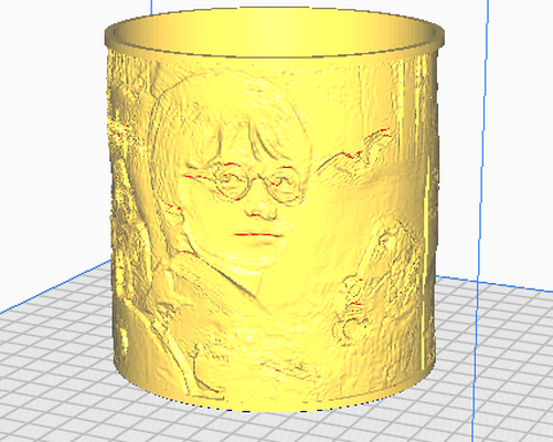 harry potier lampe art 3d print model - Mito3D