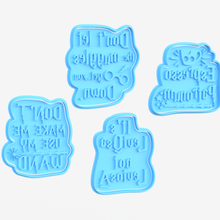 harry potter lettering cookie cutter set 4 home stamp cookies cook cithen cutters hagrid hedwig owl hermione granger professor albus dumbledore ron weasley 3d print model - Mito3D