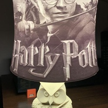 harry potter litho lamp hedwige 3d print model - Mito3D