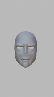 harry potter lord voldemort mask 3d print model - Mito3D