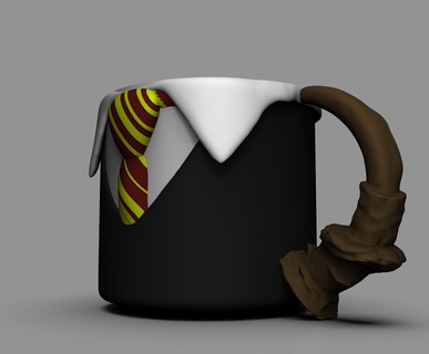 harry potter mate mug universal 3d print model - Mito3D