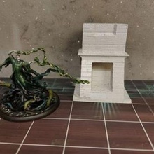 atormentar oleiro ministério Magia encurtado lareira alvenaria jogos 3d print model - Mito3D