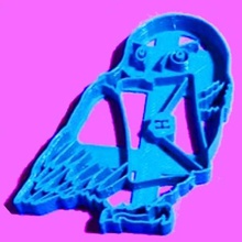 harry potter owl hedwig- various hedwig hp cookie cutter 3d print model - Mito3D