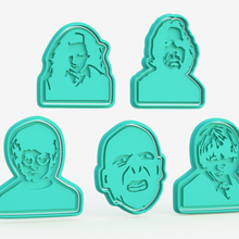 harry potter silhouette cookie cutter set 5 home stamp cookies cook cithen cutters hagrid hedwig owl hermione granger professor albus dumbledore ron weasley 3d print model - Mito3D