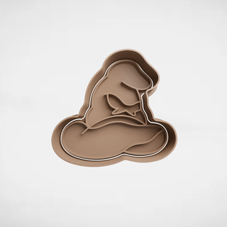 harry potter sorting hat Home cookie cutter cutters stl molds ceremony 3d print model - Mito3D