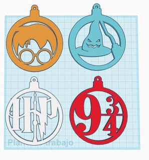 Harry alfarero esferas volumen 2 Arte adornos Navidad 3d print model - Mito3D