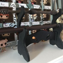 Harry vasaio bacchetta titolare supporto hp divertimento decorazione freddo nero baguette Magia 3d print model - Mito3D