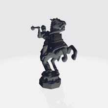 atormentar oleiro bruxo xadrez conjunto cavaleiro jogos penhor bispo torre rainha modelo escultura 3d print model - Mito3D