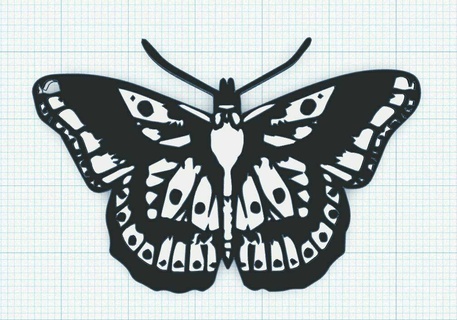 Harry stili farfalla portachiavi chiave catena aspetta 3d print model - Mito3D