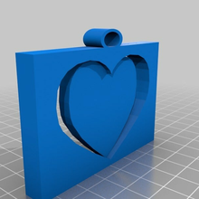 hart hang stl3dmodelscom fashion liefde 3d print model - Mito3D