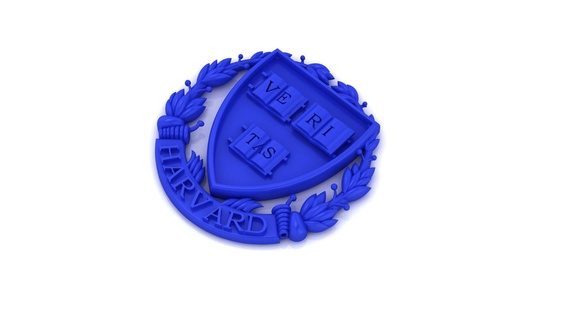 Harvard Üniversite logo kalkan 3d print model - Mito3D