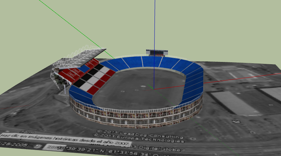 hasely crawford stadium 3d print model - Mito3D