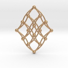 hasse pingente jóias matemática o gráfico pendentes jannie 3d print model - Mito3D