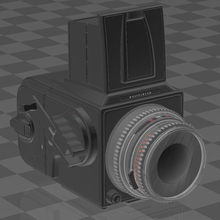 Hasselblad 500 caméra photographie photo art lentille coquille vieux ancien DIY antique 3d print model - Mito3D