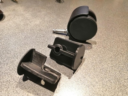 coussin roue monter remplacement pièces rechange partie réparation DIY 3d print model - Mito3D