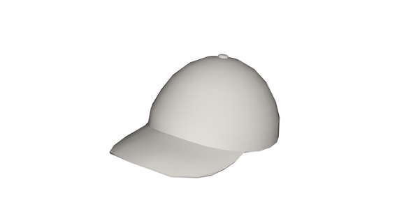 sombrero paño vestido tela Moda uniforme vestir 3d ropa material diseño 3d print model - Mito3D
