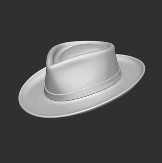 chapeau mode 3d print model - Mito3D