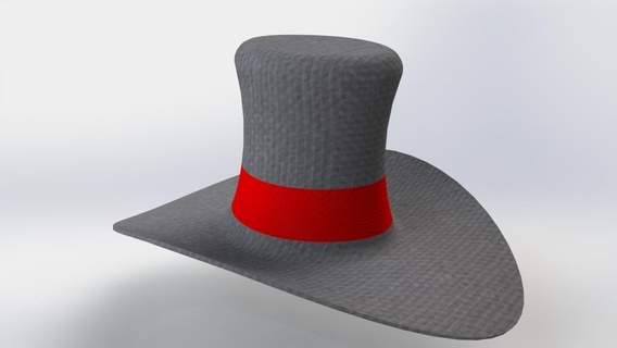 chapeau Ménage 3d print model - Mito3D