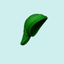 sombrero de inspiración enlace - la leyenda zelda juego goblin elf gnome verde simple carácter atuendo piel el traje 3d print model - Mito3D