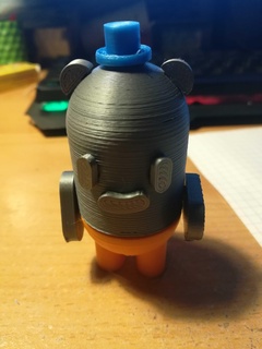 sombrero figurilla clic sonreír clip estudio clips juguete accesorio 3d print model - Mito3D