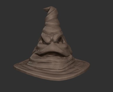 chapeau harry potier tri sélecteur art jouet sculpter Voldemort griffondor Gryffondor 3d print model - Mito3D