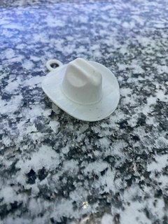hat key ring 3d print model - Mito3D