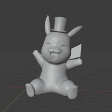 şapka Pikaçu pokemon anime karakter üst sofistike 3d print model - Mito3D