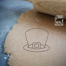 hat st patrick cookie cutter holiday baking dough shape kitchen bake cookies speculoos 3d print model - Mito3D