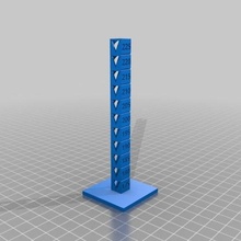 hatchbox wood pla temp tower tool customized 3d printing tests 3d print model - Mito3D
