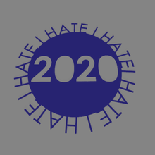 hate 2020 poster topper 3d print model - Mito3D