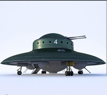 haunebu ii UFO luft46 Rahmen Modellieren 3d print model - Mito3D
