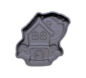 haunted house 1 piece hybrid mold press solid shampoo bathbomb kawaii halloween 3d print model - Mito3D