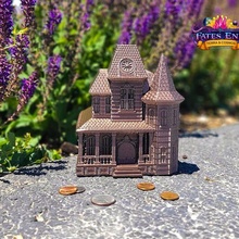 haunted house dice tower - support free game architecture fatesend tabletoprpg dicetower diceroll role-playing-games fates dnd dungeons dragons tabletopgames Haunted 3d print model - Mito3D