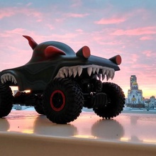 casa mal-assombrada de caminhão monstro a arte carro brinquedos rc corpo 3d print model - Mito3D